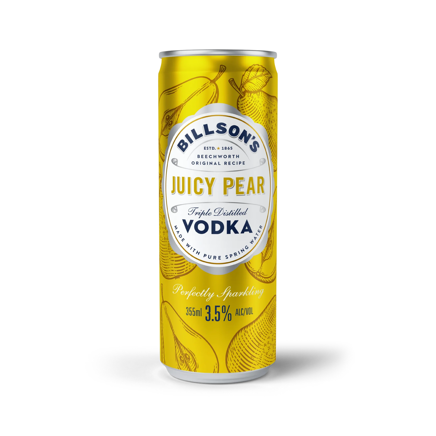 Billson's Vodka Juicy Pear Cans 355ml