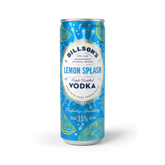 Billson's Vodka Lemon Splash Cans 355ml