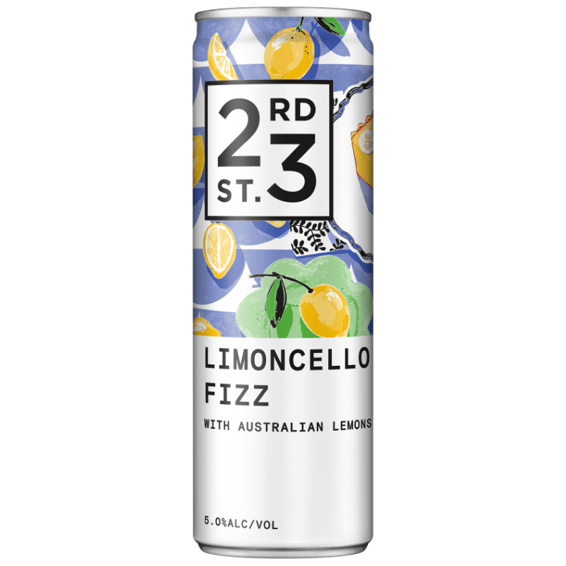 23rd Street Distillery Limoncello Fizz Cans 300ml