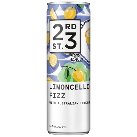 23rd Street Distillery Limoncello Fizz Cans 300ml