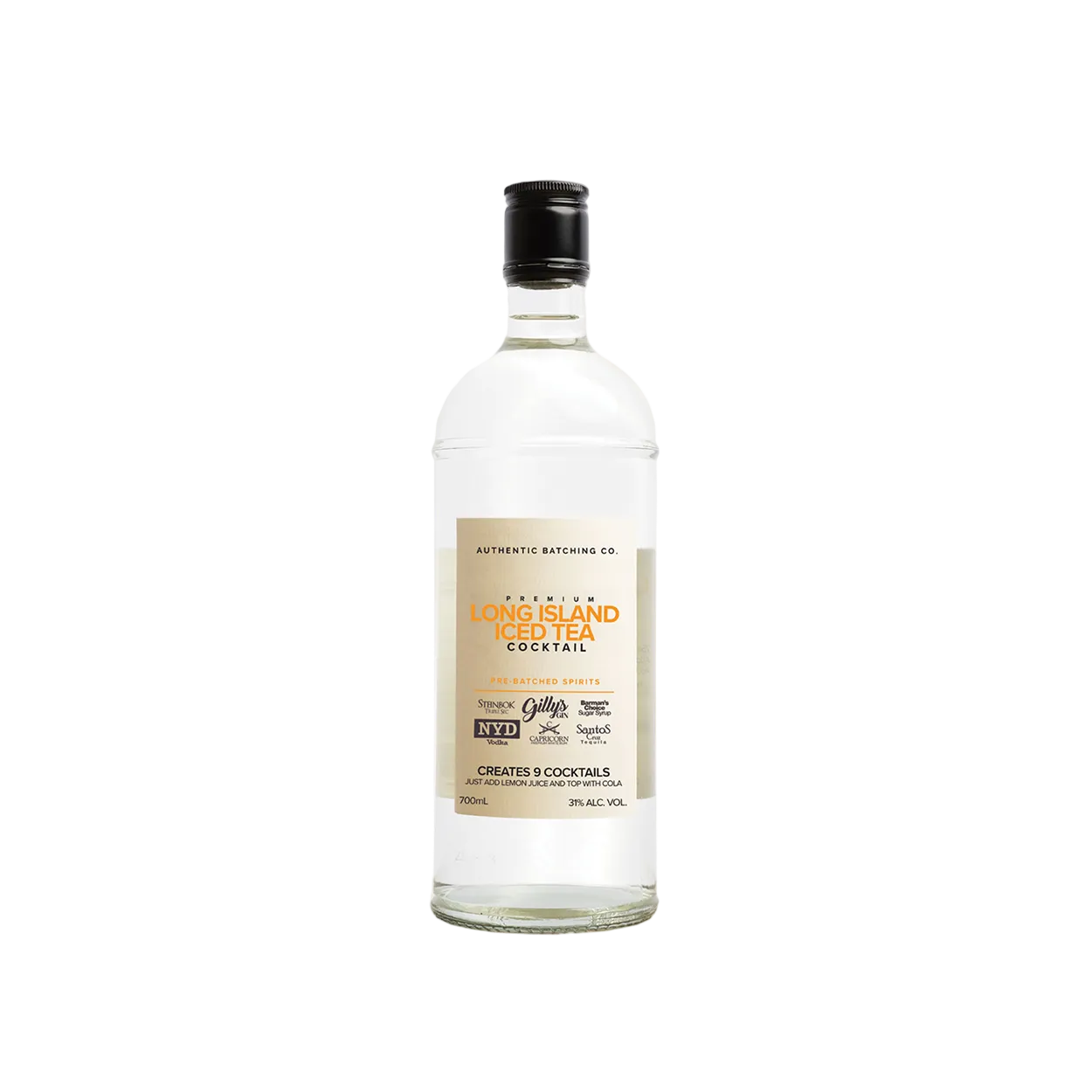 Authentic Batching Co. Long Island Ice Tea 700ml - Boozeit.com.au