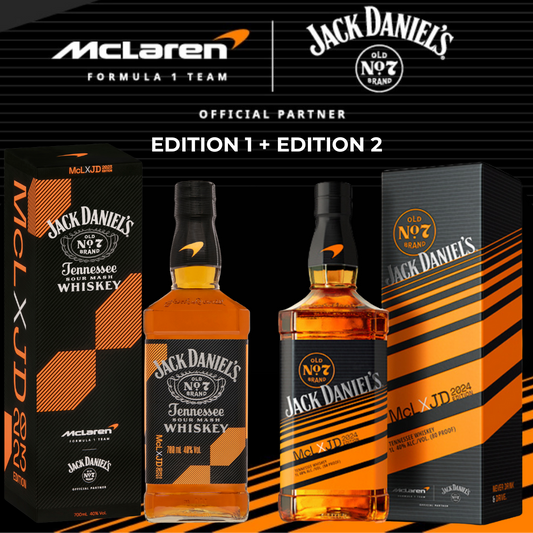 Jack Daniel's x Mclaren 2023 & 2024 Limited Edition Tennessee Whiskey 700ml