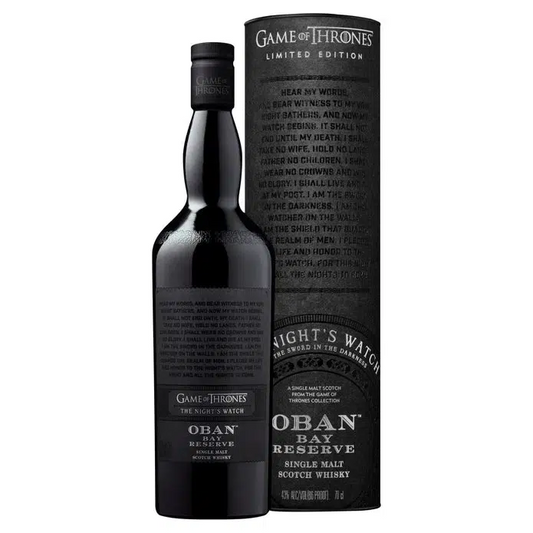 Oban Bay Reserve Game Of Thrones The Night's Watch Single Malt Whisky 700ml