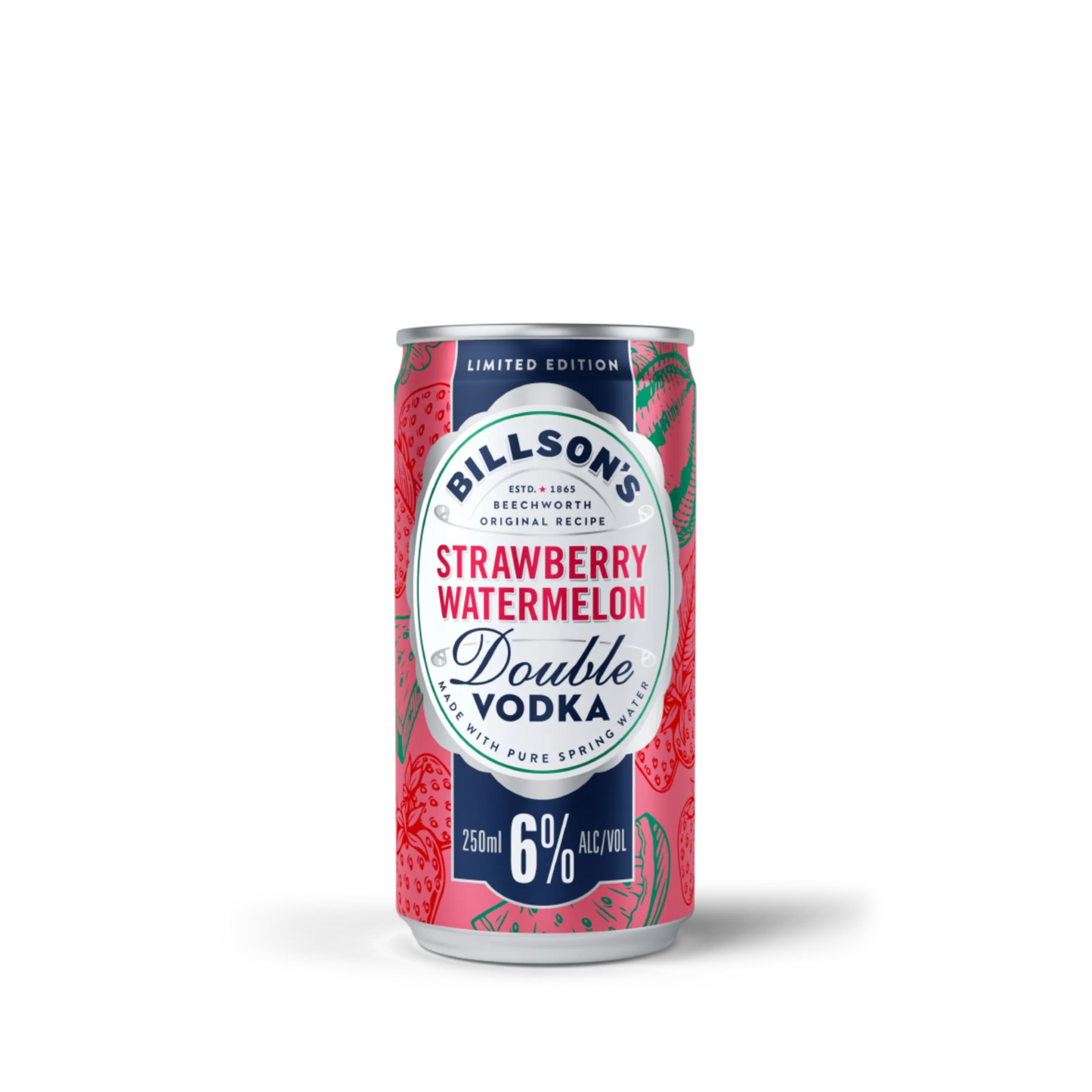 Billson's Vodka Strawberry & Watermelon 6% 250ml