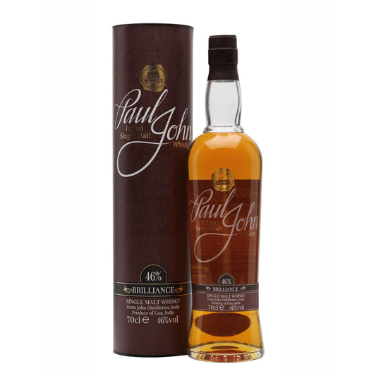 Paul John Brilliance Single Malt Indian Whisky 700ml