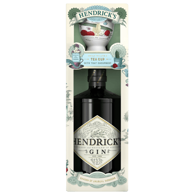 Hendrick's Gin & Tea Cup Gift Pack 700ml