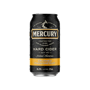Mercury Hard Cider Crushed Passionfruit Cans 375ml