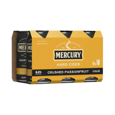 Mercury Hard Cider Crushed Passionfruit Cans 375ml