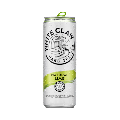 White Claw Seltzer Natural Lime Cans 330ml