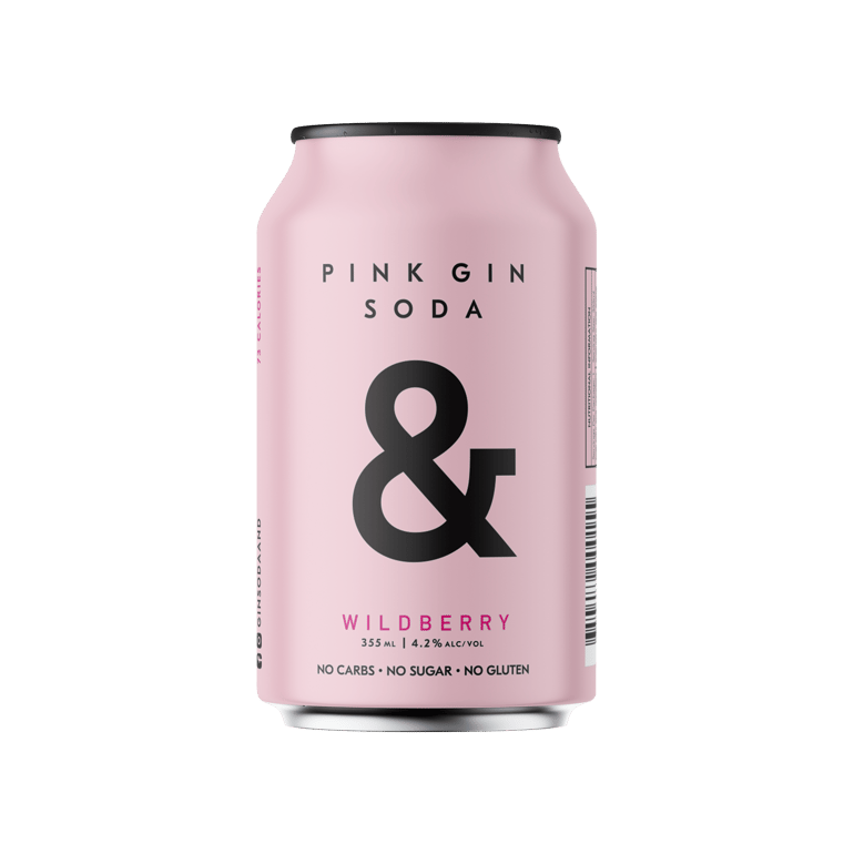 Ampersand Pink Gin & Soda Cans 330ml