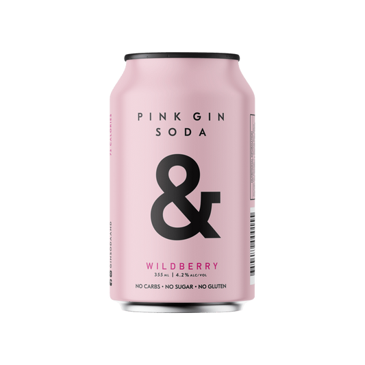Ampersand Pink Gin & Soda Cans 330ml