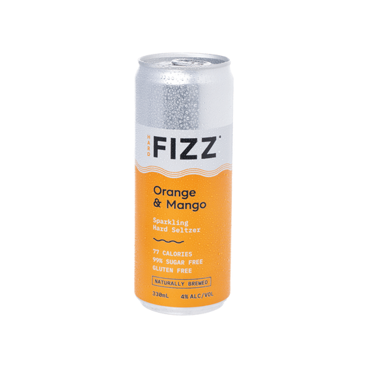 Hard Fizz Orange & Mango Seltzer Cans 330ml