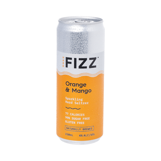 Hard Fizz Orange & Mango Seltzer Cans 330ml