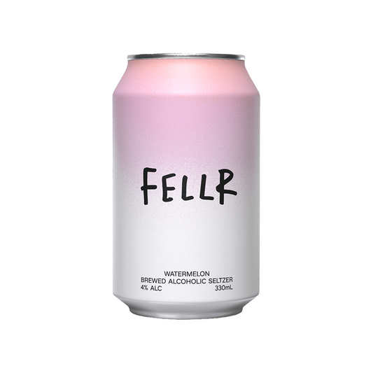 FELLR Watermelon Brewed Alcoholic Seltzer Cans 330ml