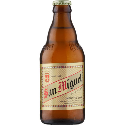 San Miguel Pale Pilsen 330ml - Boozeit.com.au