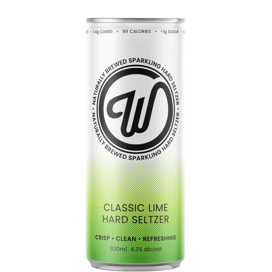 Wayward Brewing Co. W Seltzer Classic Lime Cans 330ml