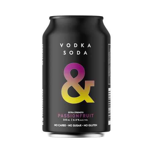 Vodka Soda & Passionfruit 6.0% 355ml