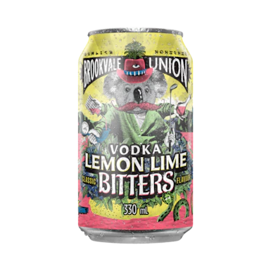 Brookvale Union Vodka Lemon Lime & Bitters Cans 330ml