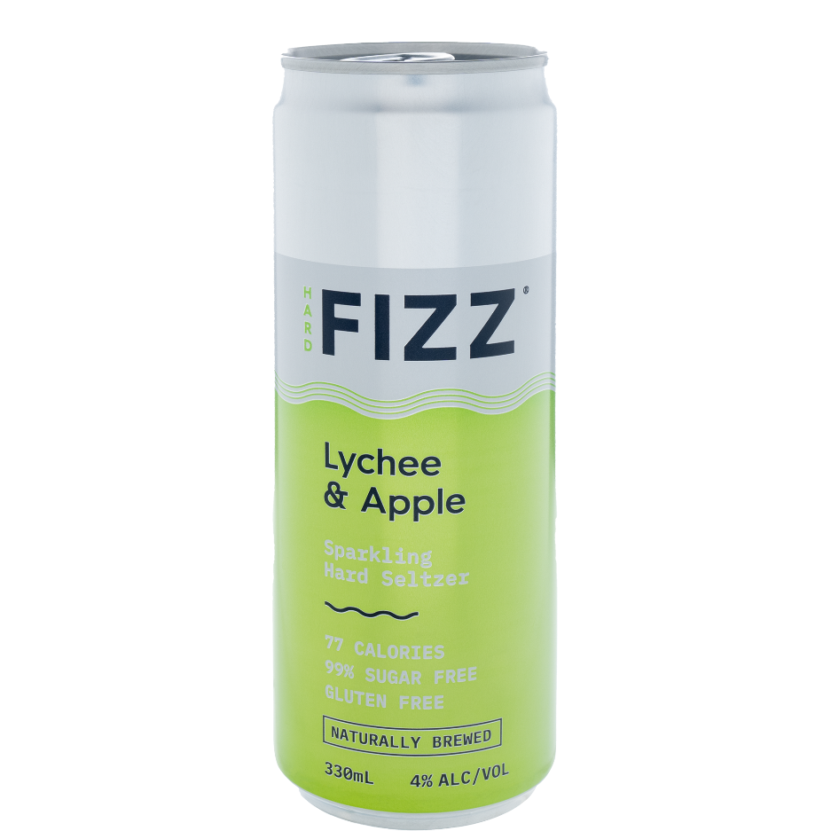 Hard Fizz Lychee & Apple Seltzer 330ml