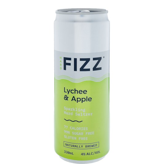 Hard Fizz Lychee & Apple Seltzer Cans 330ml