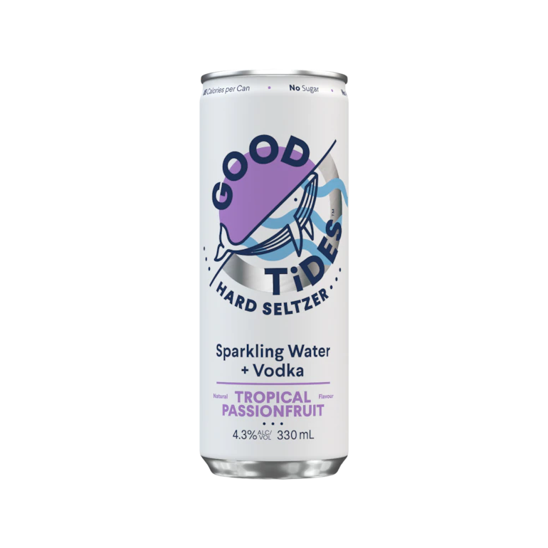 Good Tides Hard Seltzer Tropical Passionfruit Cans 330ml