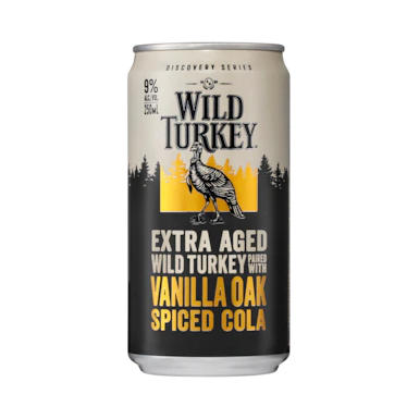Wild Turkey Extra Aged Spiced Cola Cans 250ml