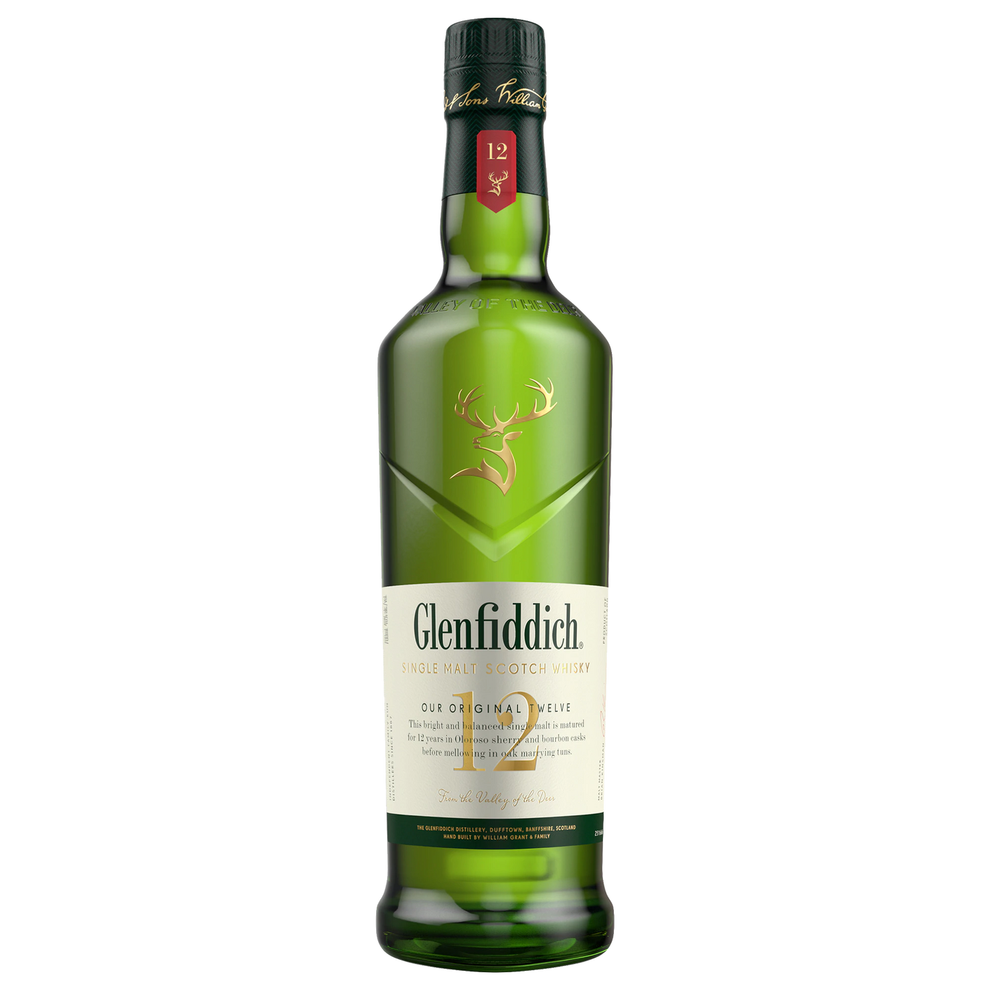 Glenfiddich 12 Year Old Single Malt Scotch Whisky 700ml