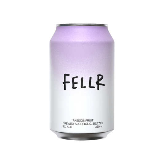 FELLR Passionfruit Brewed Alcoholic Seltzer Cans 330ml