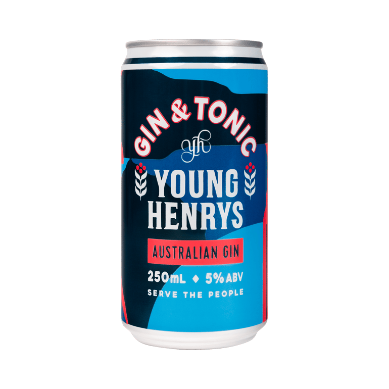 Young Henrys Gin & Tonic Cans 250ml