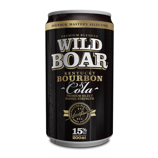 Wild Boar Bourbon & Cola 15% Cans 200ml