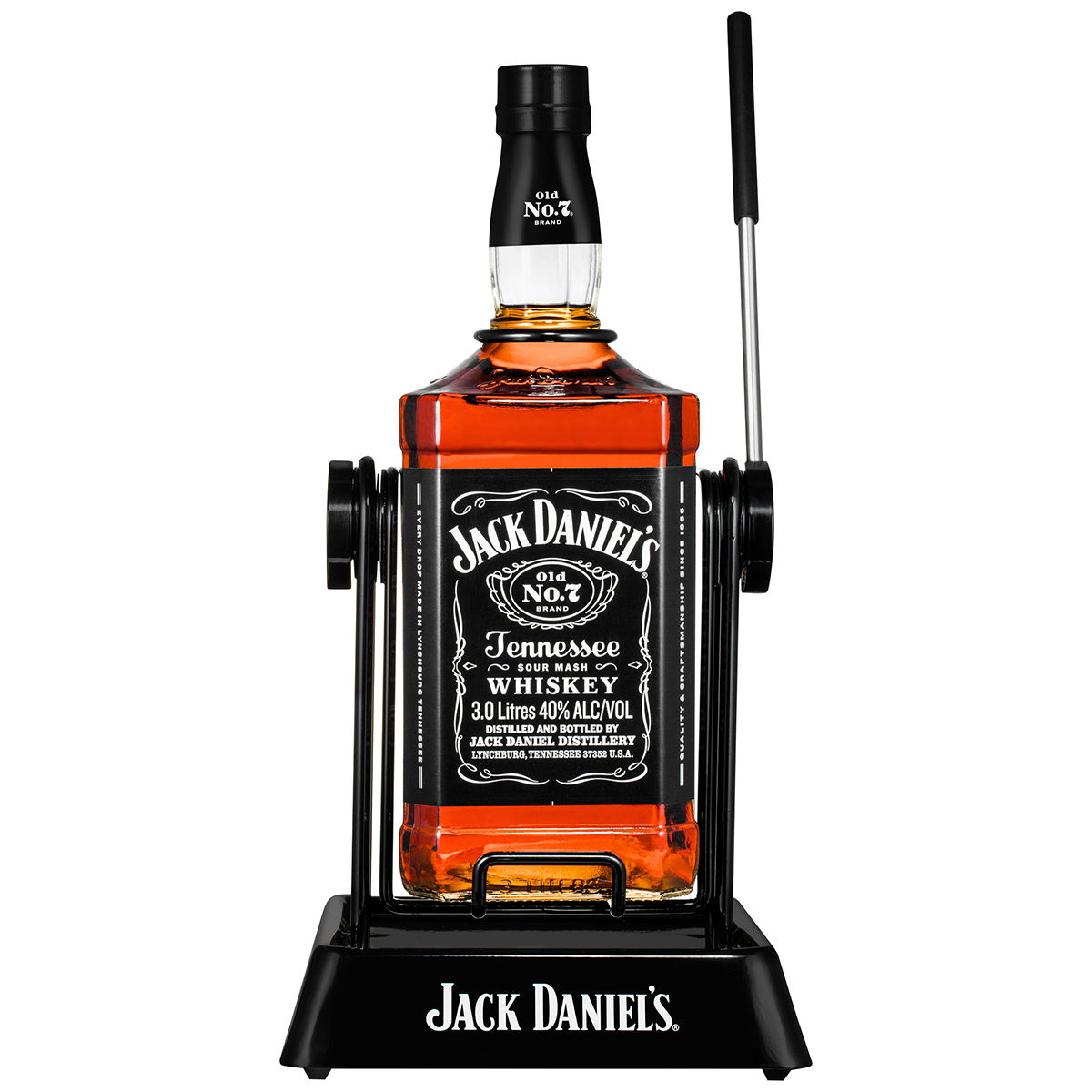 Jack Daniel's Old No.7 Tennessee Whiskey Cradle 3L