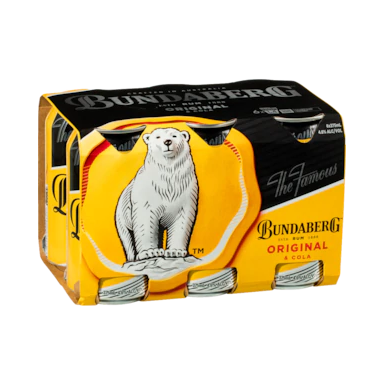 Bundaberg Original Rum & Cola Cans 375ml
