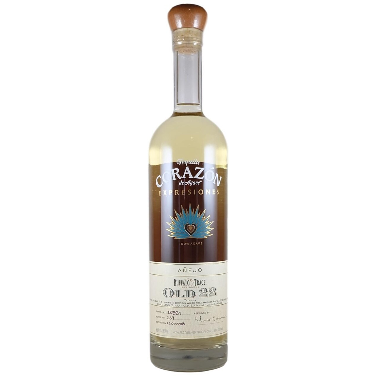 Corazon Expresiones Old 22 Buffalo Trace Anejo Tequila 750ml