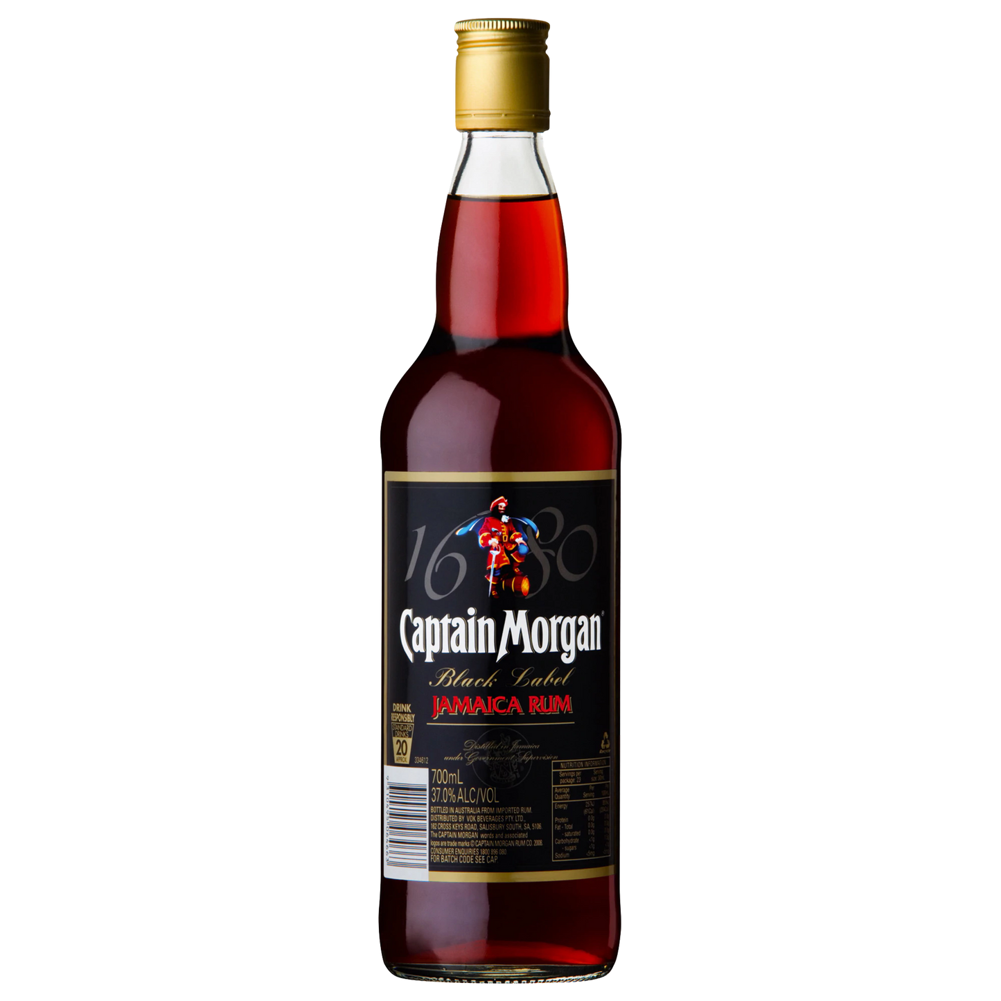 Captain Morgan Jamaican Dark Rum 700ml