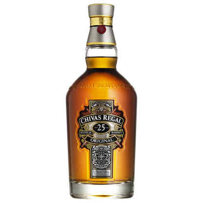 Chivas Regal 25 Year Old Blended Scotch Whisky 700ml - Boozeit.com.au