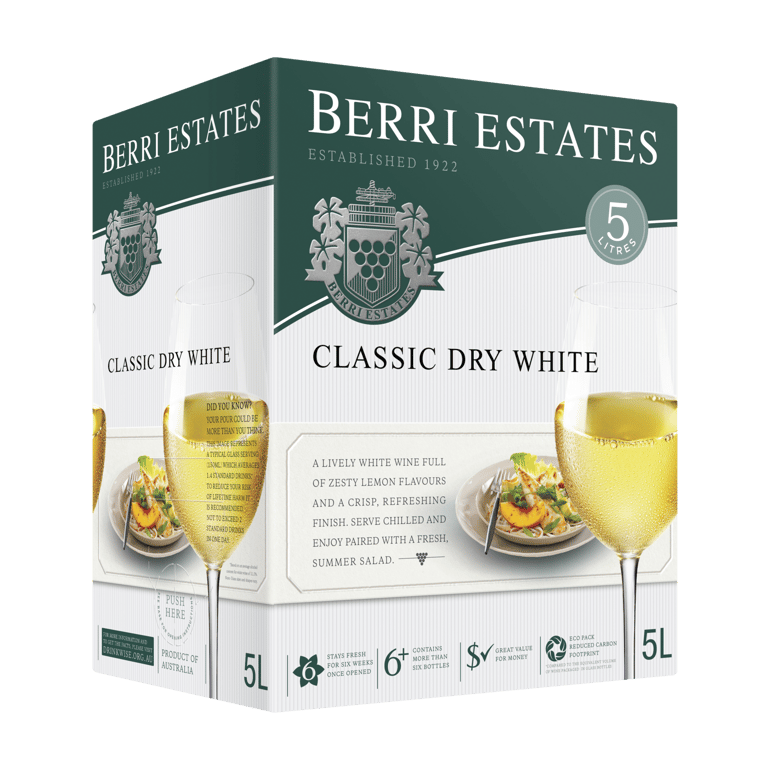 Berri Estates Classic Dry White Cask 5L