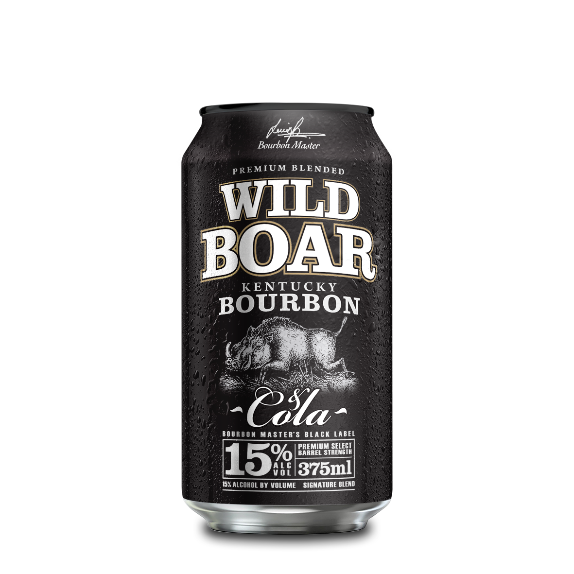 Wild Boar Bourbon & Cola 15% Cans 375ml
