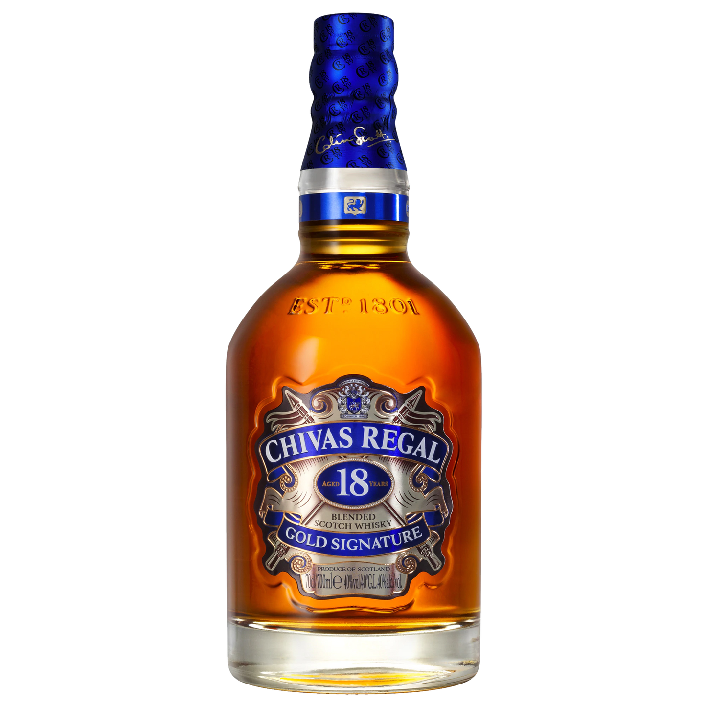 Chivas Regal 18 Year Old Blended Scotch Whisky 700ml - Boozeit.com.au