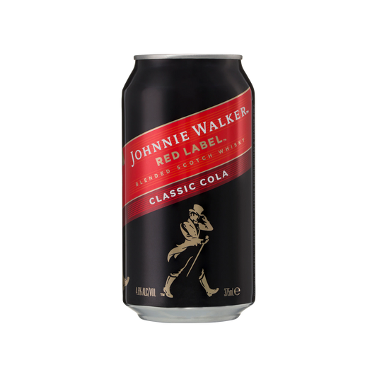 Johnnie Walker Red Label & Cola Cans 375ml