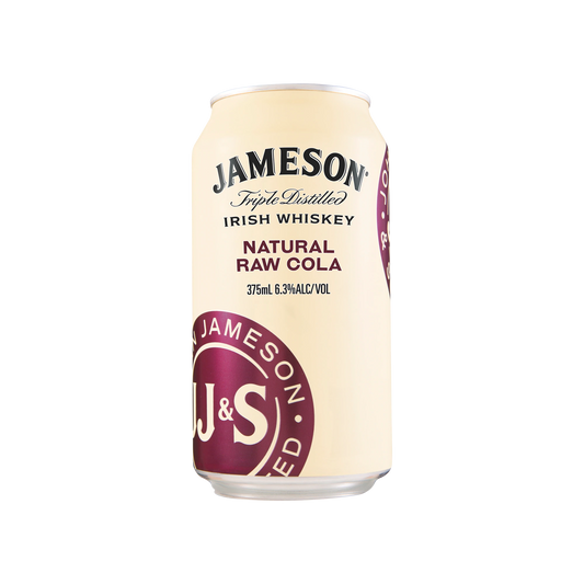 Jameson Irish Whiskey Natural Raw Cola Cans 375ml