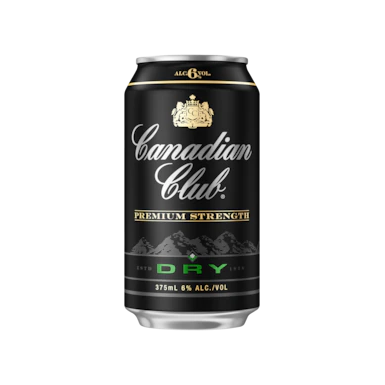 Canadian Club Premium & Dry 6% Cans 375ml