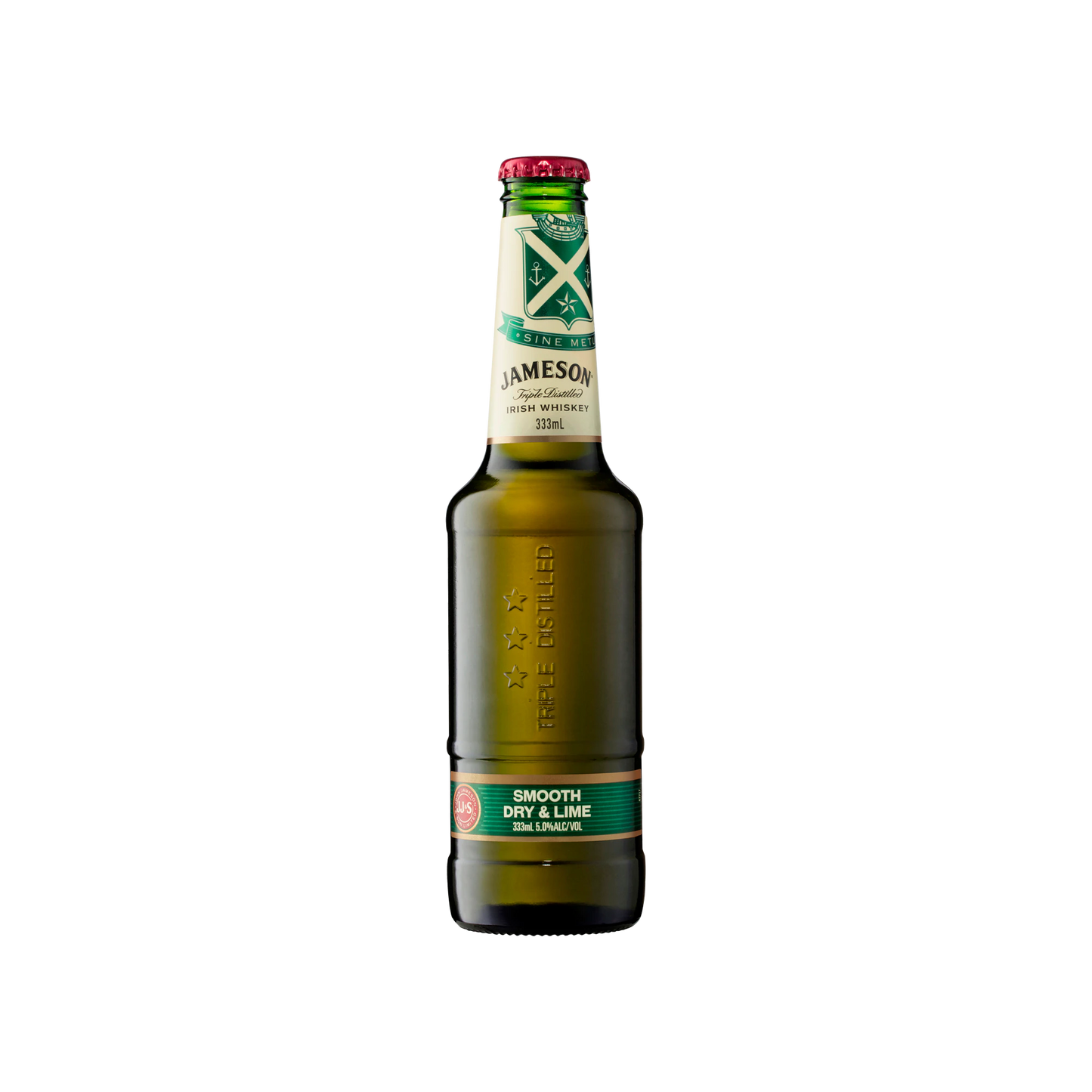 Jameson Irish Whiskey Smooth Dry & Lime Bottles 333ml