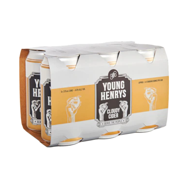 Young Henrys Cloudy Cider Cans 375ml