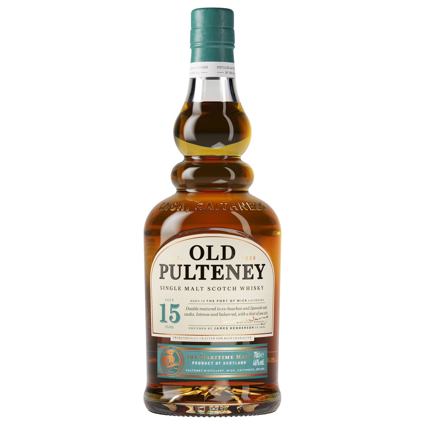 Old Pulteney 15 year old Single Malt Scotch Whisky 700ml