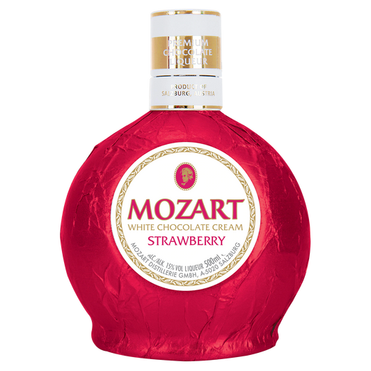Mozart White Chocolate Cream Strawberry 500ml