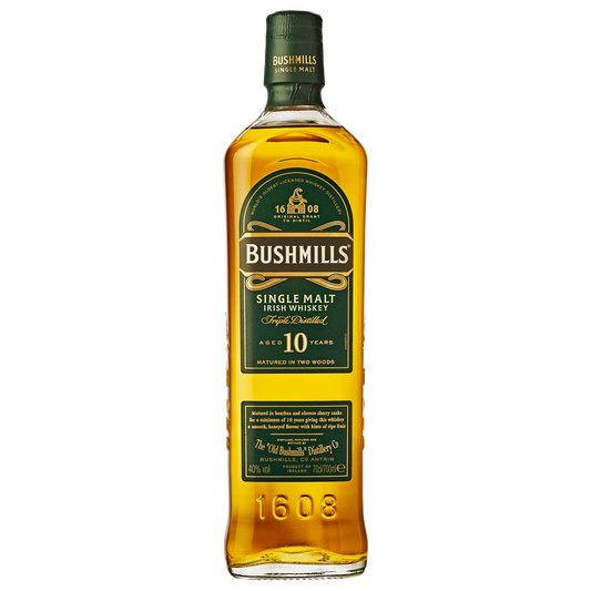 Bushmills Single Malt 10 Year Old Irish Whiskey 700ml