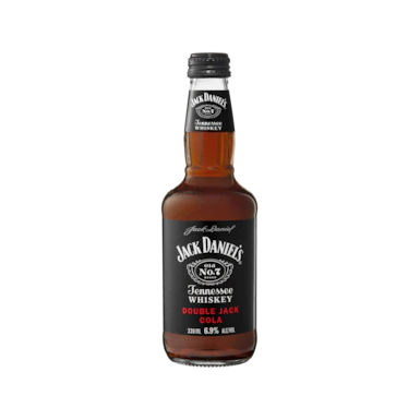 Jack Daniel's Tennessee Whiskey Double Jack & Cola Bottles 330ml