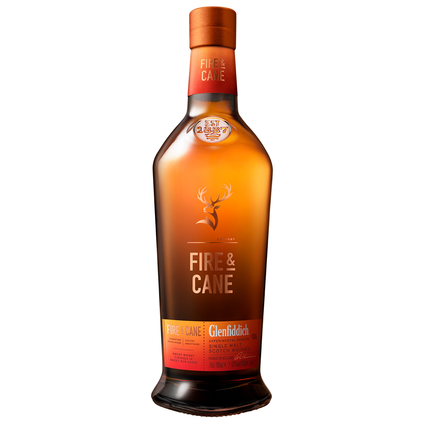 Glenfiddich Fire & Cane Single Malt Scotch Whisky 700ml