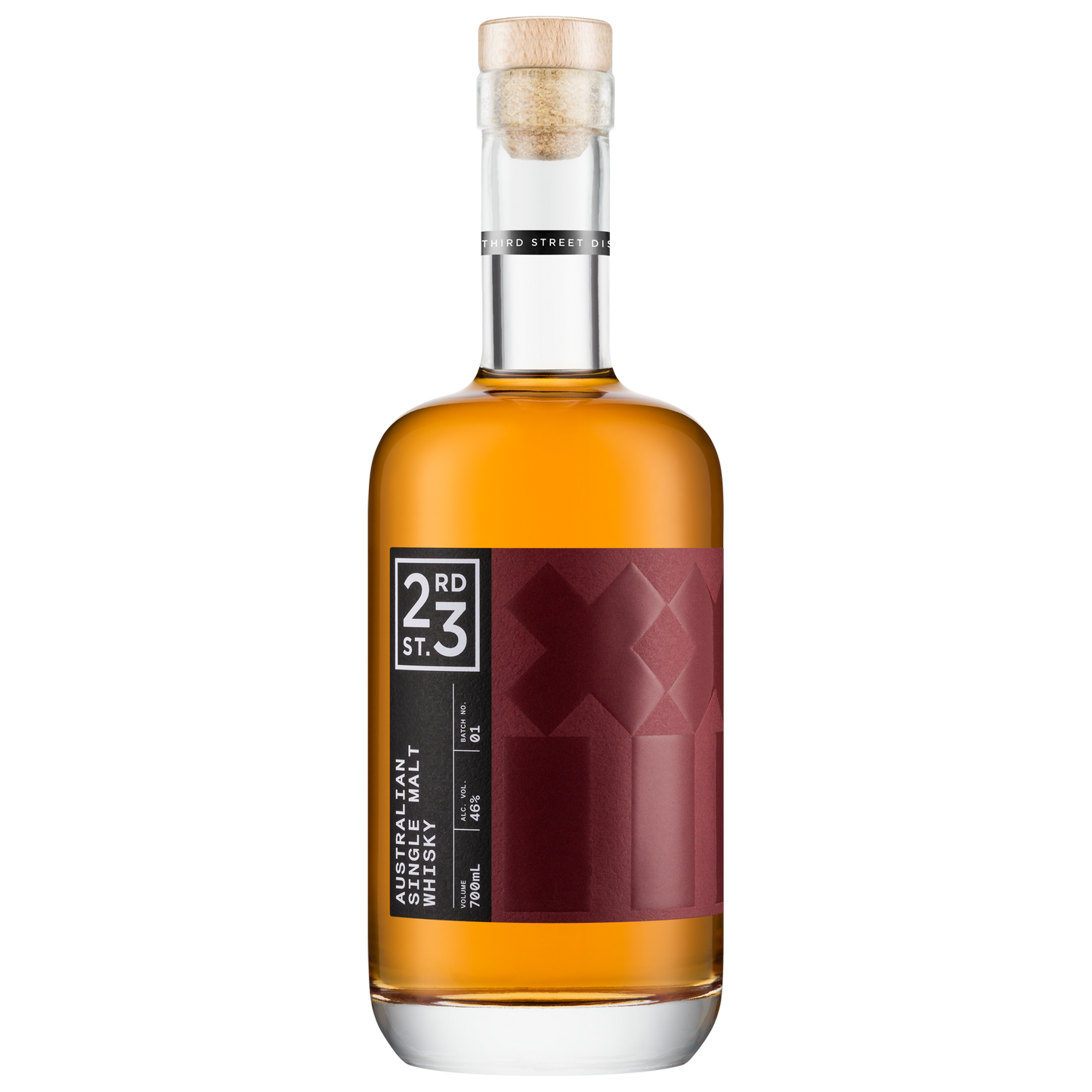 23rd Street Distillery Batch No.1 Australian Single Malt Whisky 700ml