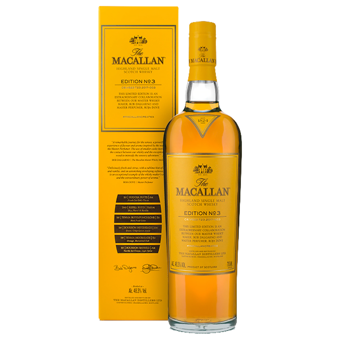 The Macallan Edition 3 Single Malt Scotch Whisky 700ml